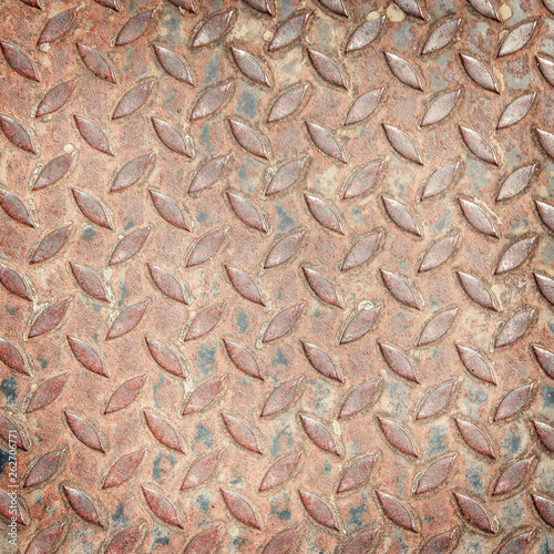 old rusty iron floor texture for background