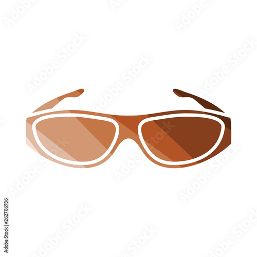 Poker sunglasses icon