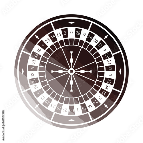Roulette wheel icon