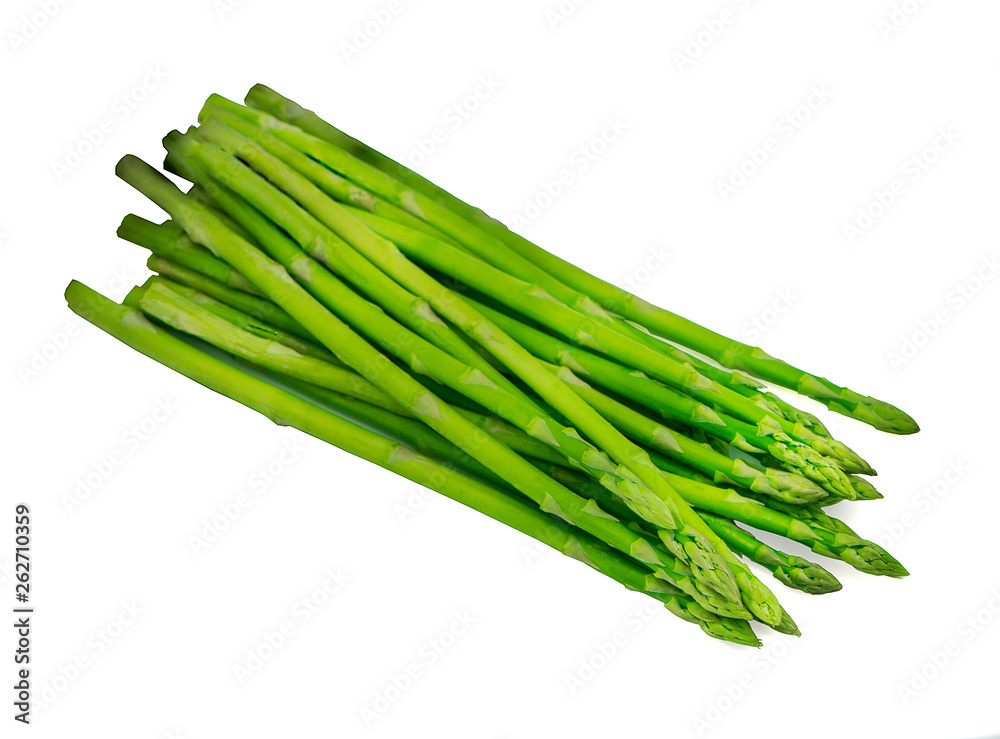 asparagus isolated on a white background asparagus isolated on a white background