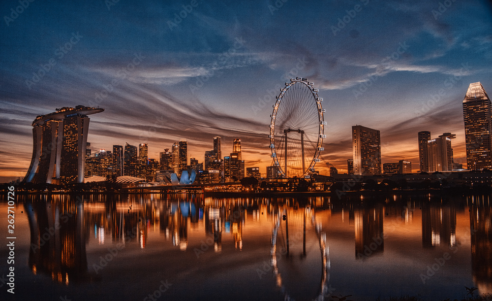 Obraz premium Singapore Skyline / Cityscape