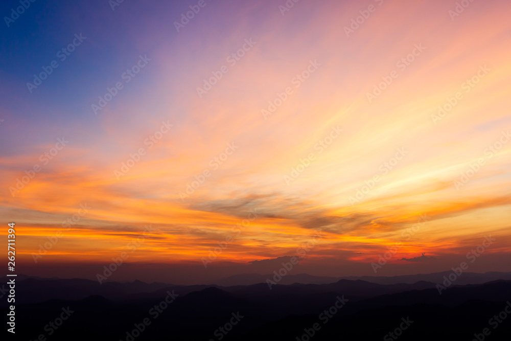 colorful dramatic sky with cloud at sunset. colorful dramatic sky with cloud at sunset.