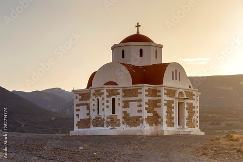 Christian, Orthodox church close-up (island Crete, Greece) photo