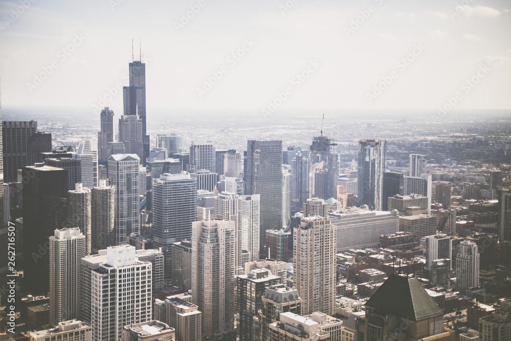 Chicago city life landscape 