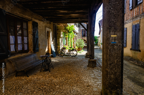 Labastide d'Armagnac is a beautiful village located in the department of the Landes, France photo