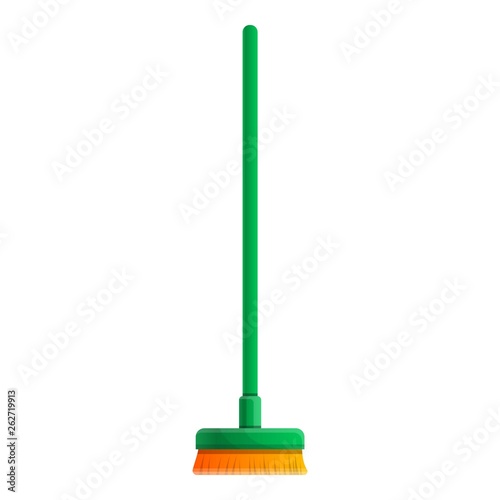 Cleaning mop icon. Cartoon of cleaning mop vector icon for web design isolated on white background