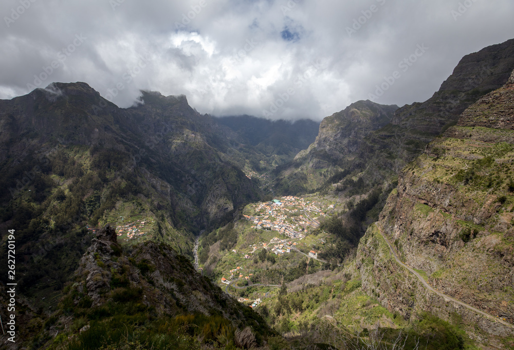 Valley of the Nuns, Curral das Freiras on Madeira Island, Portugal