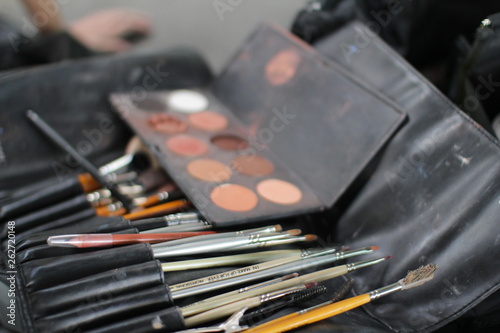 make-up and brushes