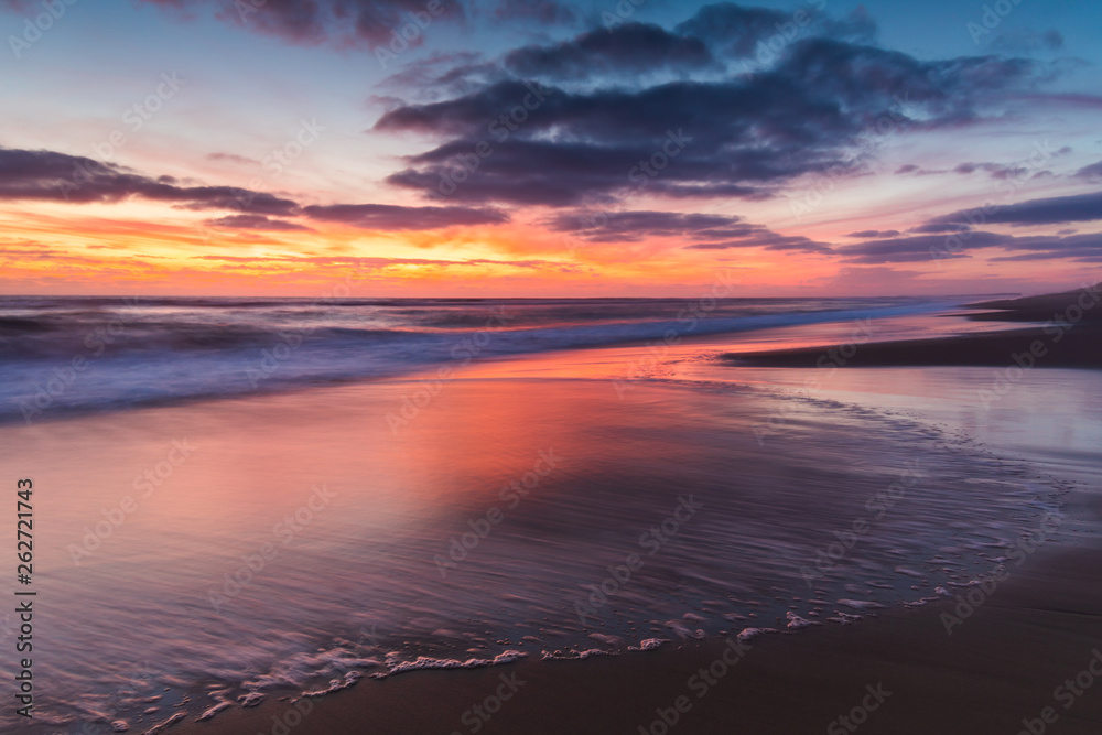 Sea waves on the background of the setting sun. Vacation at sea. Sea waves on the background of the setting sun. Vacation at sea.