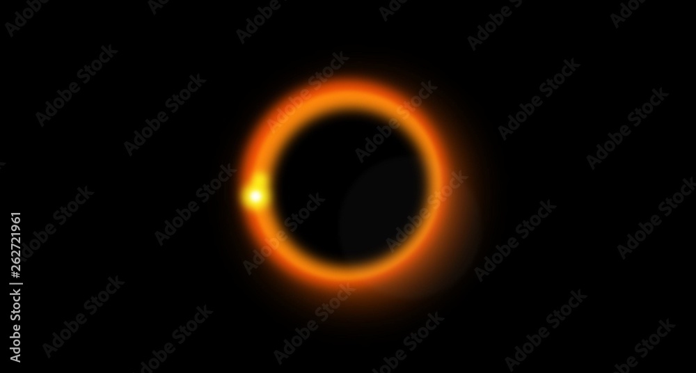 Space. Abstract background. Black Hole. Universe. Bright strips. Glow. orange ring. Space. Abstract background. Black Hole. Universe. Bright strips. Glow. orange ring.