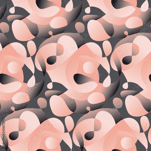 Fluid bubbles vector seamle...
