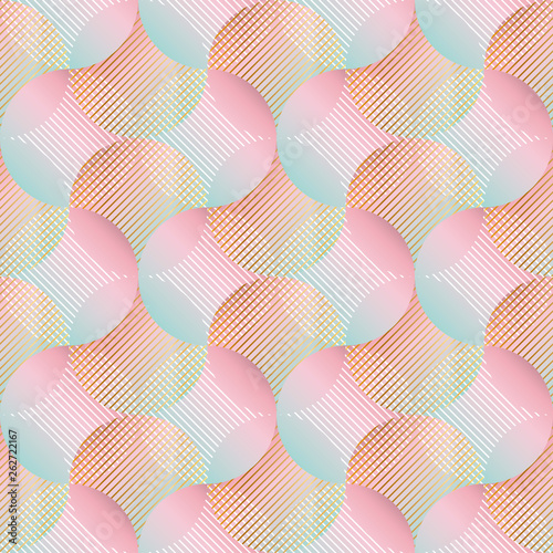 Geometric abstract seamless pattern