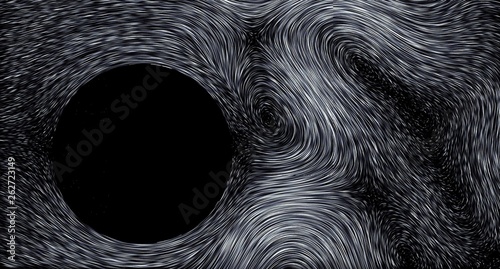 abstract wallpaper black background colored stripes particles flow