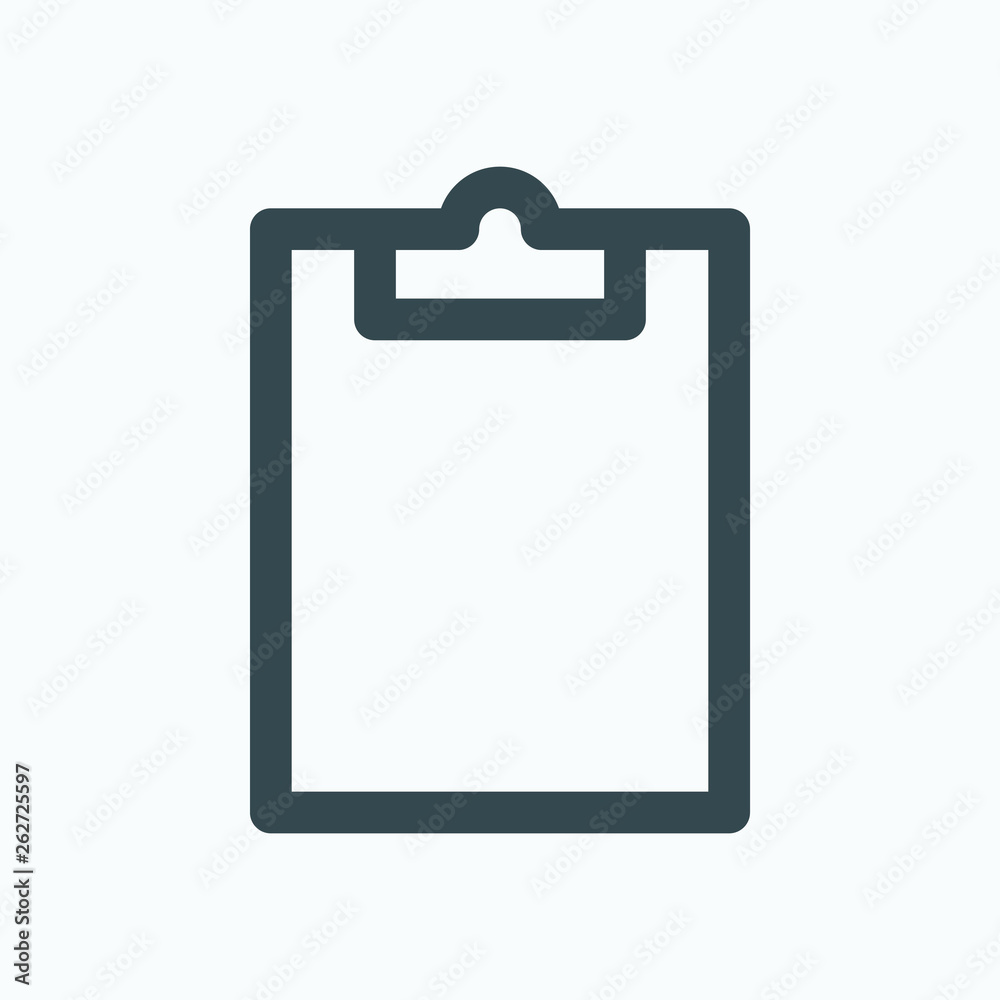 Clipboard isolated vector icon icon Clipboard isolated vector icon icon