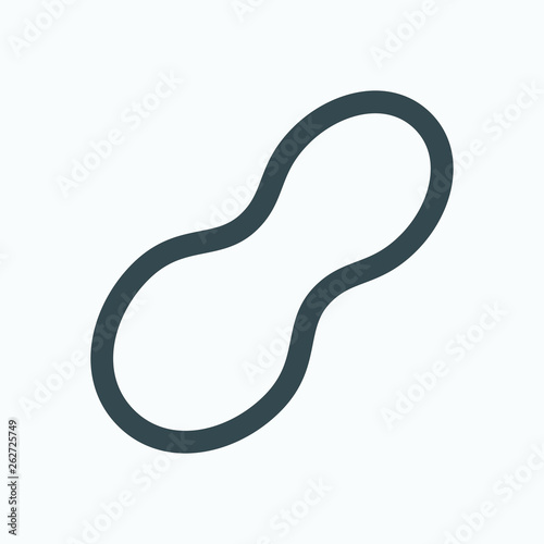 Rubber band isolated icon