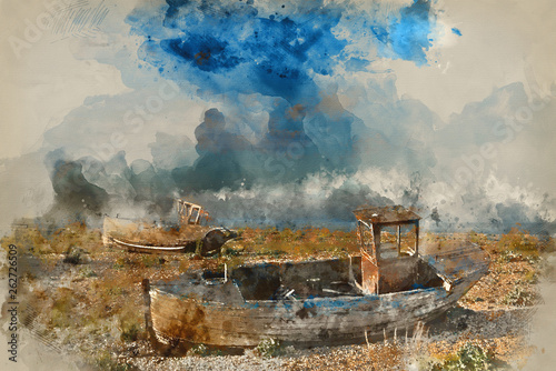 Watercolour painting of Aba...