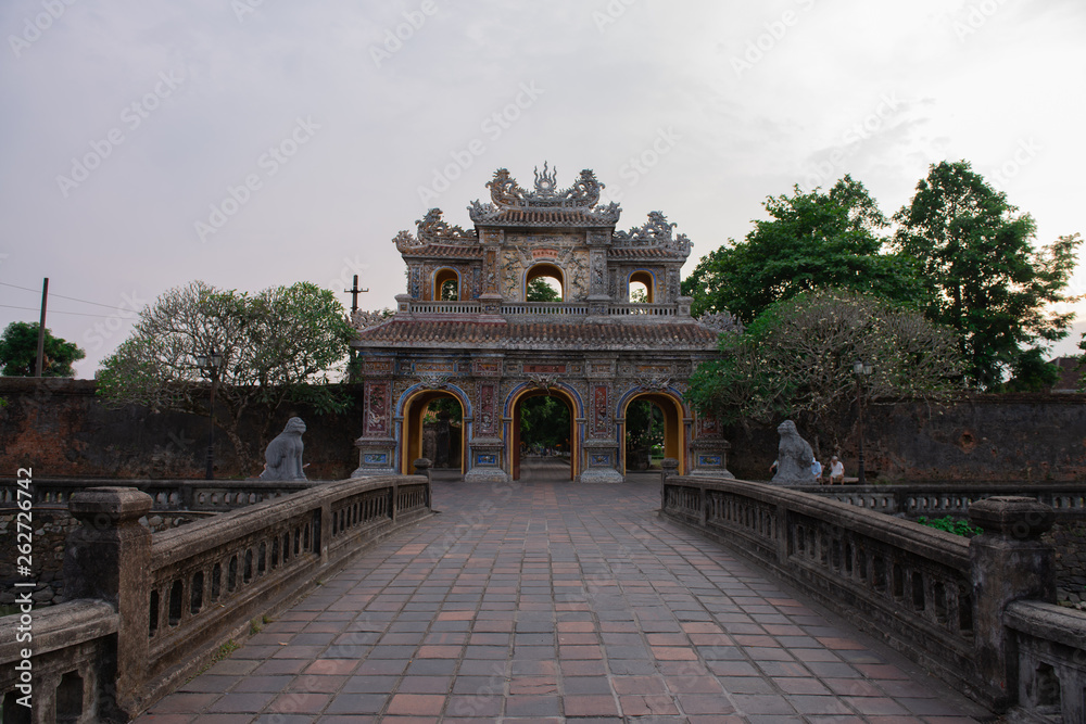 the royal palace in Vietnam