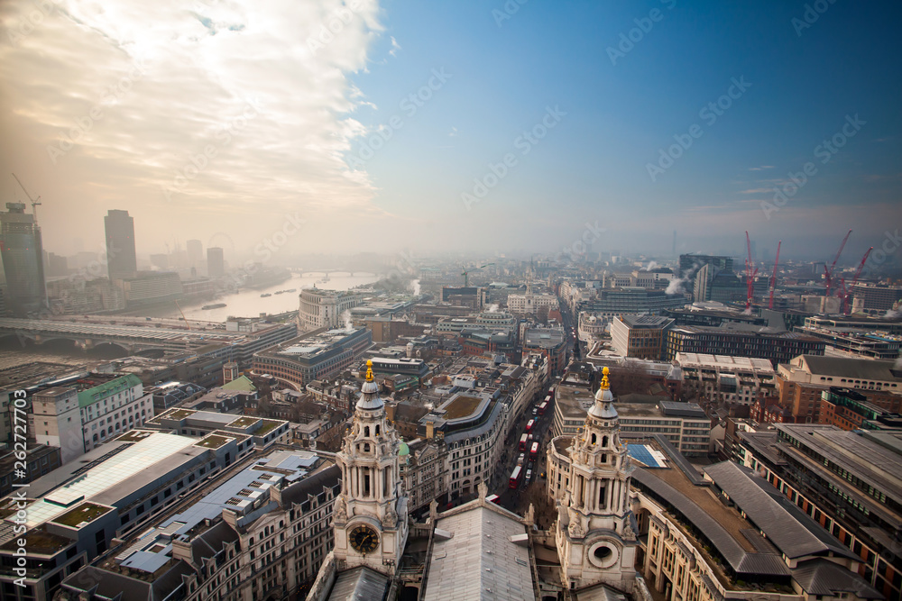 Rooftop view of London