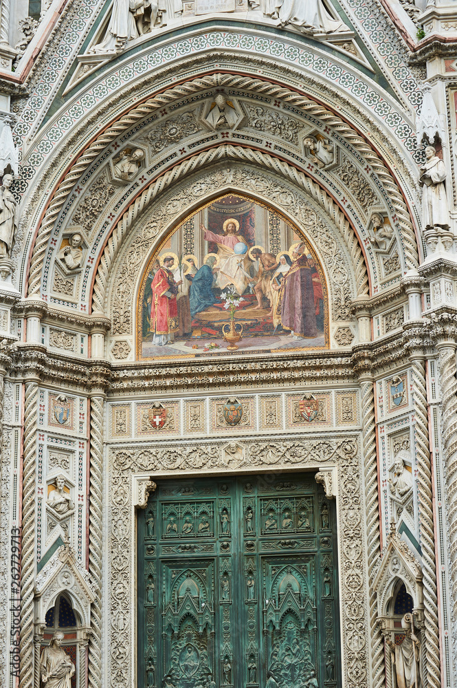 Duomo or Basilica di Santa Maria del Fiore, Basilica of Saint Mary of the Flower, Florence Cathedral, Firenze, Toscana, Tuscany,