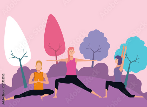 people yoga poses