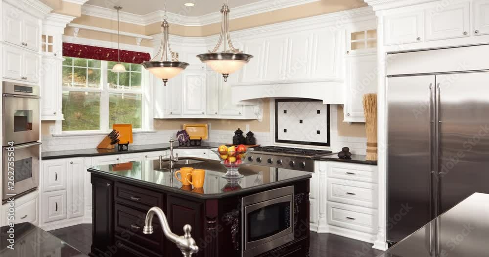 4k Custom Kitchen Drawing Transitioning to Photograph 4k Custom Kitchen Drawing Transitioning to Photograph