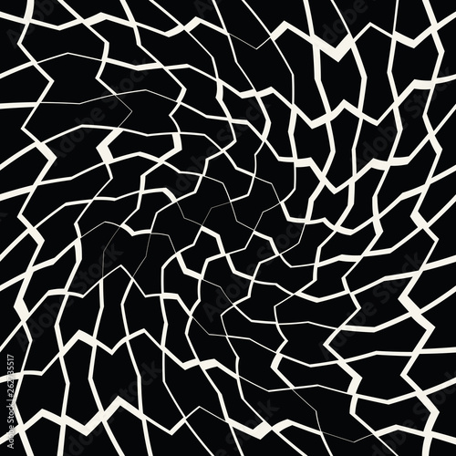 seamless abstract geometric trippy pattern