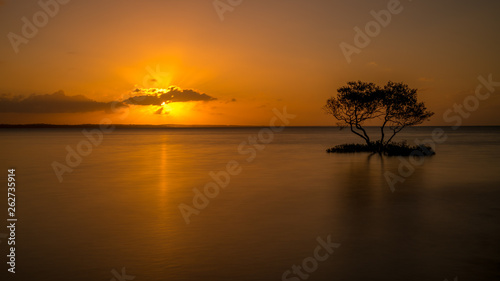 Sonnenuntergang am Meer in Point Vernon