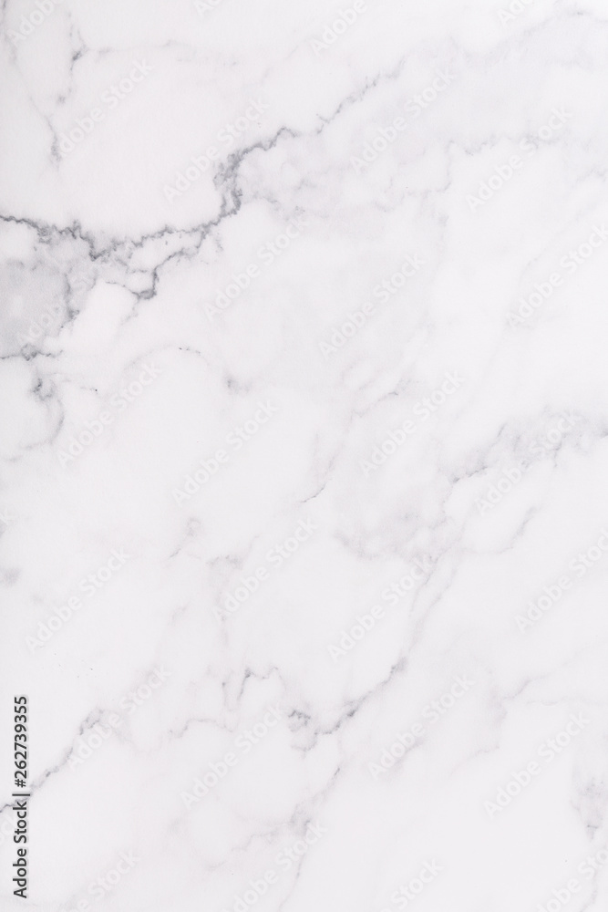 White marble texture with natural pattern for background or design art work.