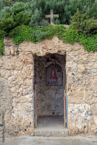 Fototapeta Naklejka Na Ścianę i Meble -  Christian, Orthodox church close-up (Greece, Peloponessus)