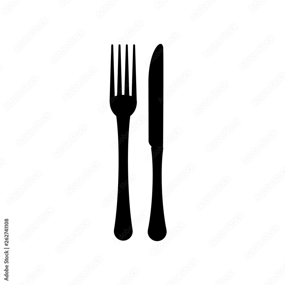 fork and knife vector icon fork and knife vector icon