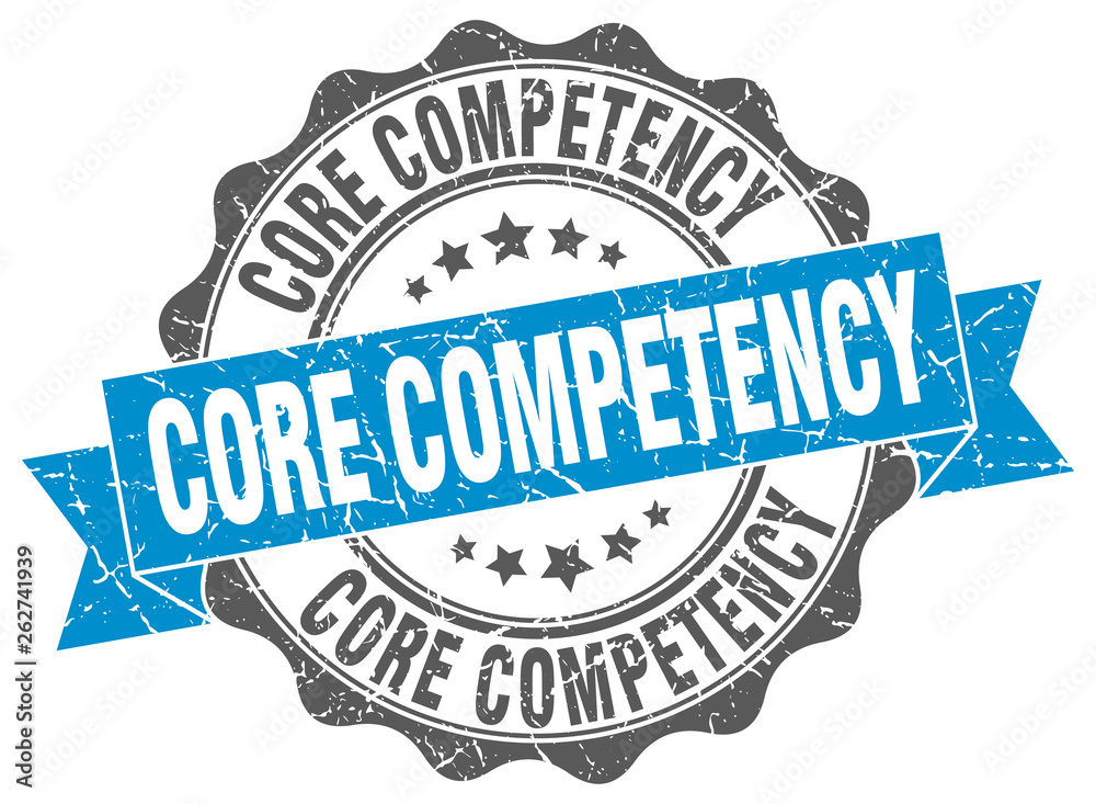 Fototapeta premium core competency stamp. sign. seal