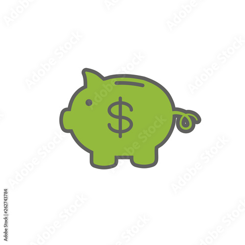 Retirement Investments and Dividend Income, Mutual Fund, IRA Icon set