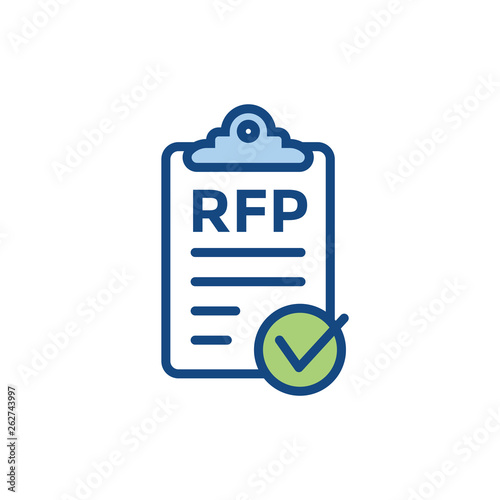 RFP Icon - request for proposal concept or idea