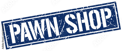 pawn shop square grunge stamp