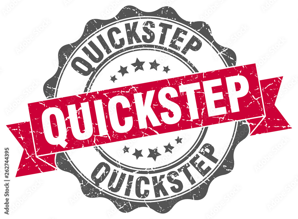 Fototapeta premium quickstep stamp. sign. seal