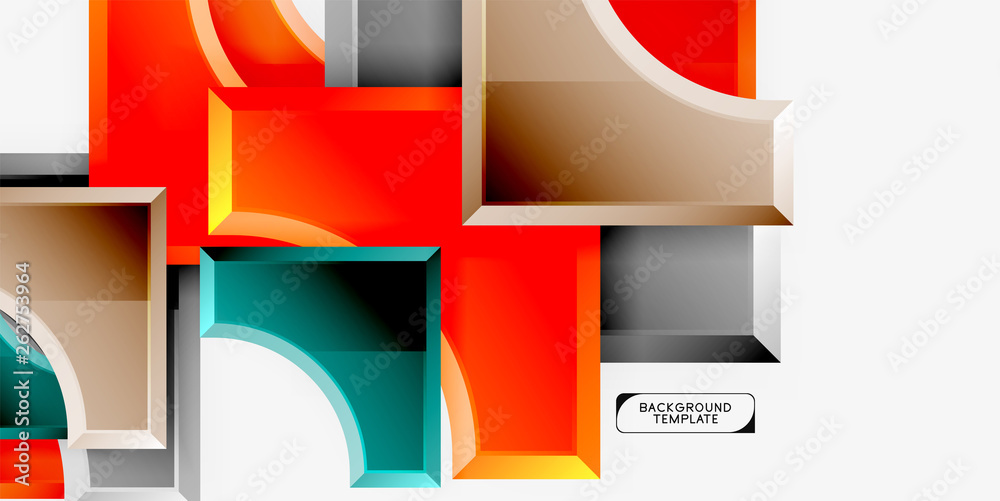 Geometric shapes abstract background Geometric shapes abstract background