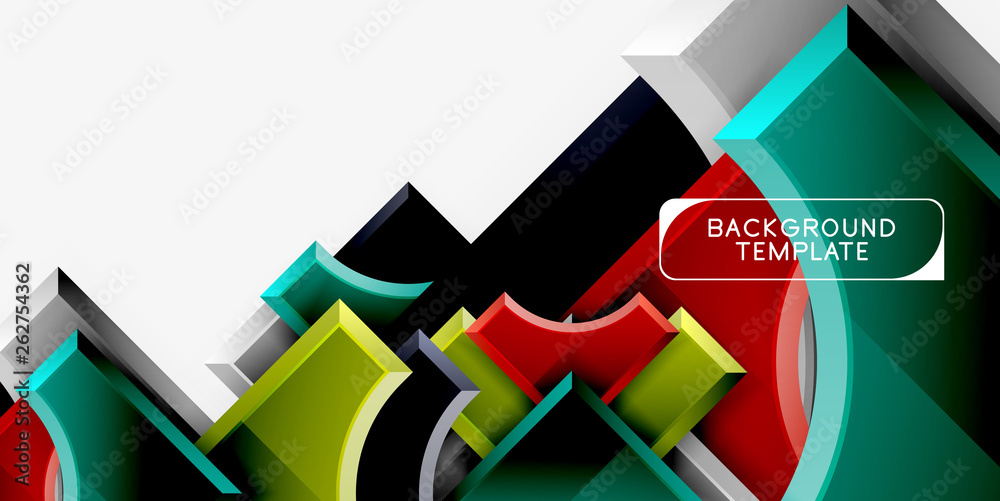 Geometric shapes abstract background Geometric shapes abstract background