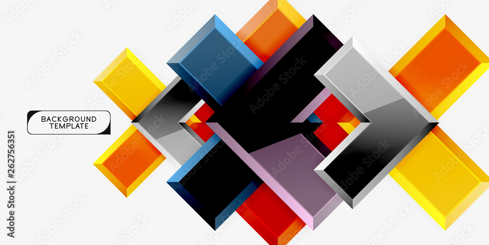 Abstract arrows composition background Abstract arrows composition background