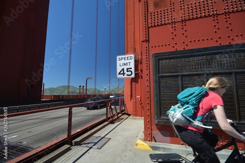 Wallpaper Mural Golden Gate Bridge in San Francisco from May 2, 2017, California USA Torontodigital.ca