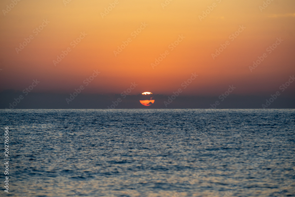 Early summer morning bright sky Beach in Crete Early summer morning bright sky Beach in Crete