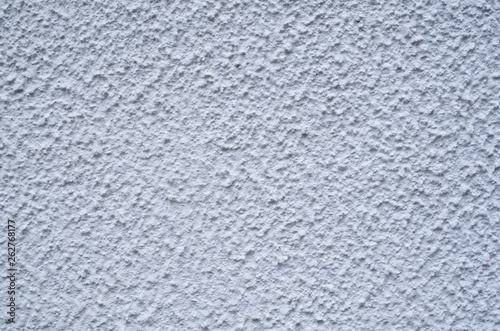 New light gray external plaster on wall