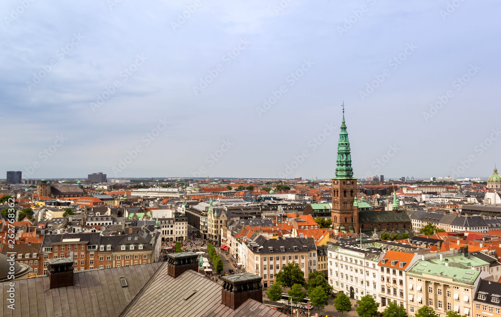 View of Copenhagen city, Denmark