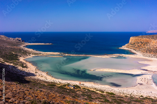 Fototapeta Naklejka Na Ścianę i Meble -  Balos lagoon on Crete island, Greece