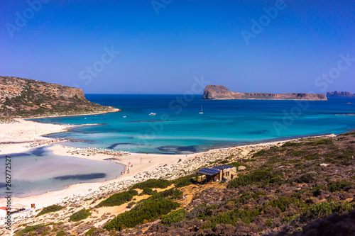 Balos lagoon on Crete island, Greece © dima