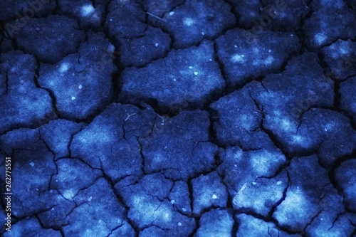 Deep blue cosmic background