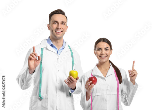 Young nutritionists with ra...