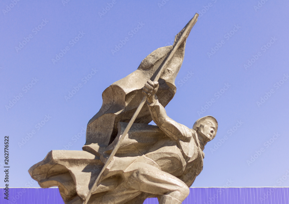 Russia, Izhevsk,April 17, 2019-a monument to the heroes of the great Patriotic war of 1941-1945