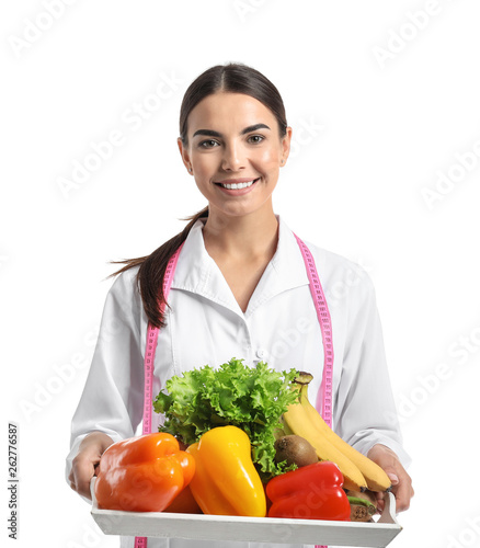 Portrait of female nutritio...