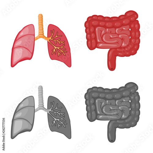 Isolated object of biology and scientific icon. Collection of biology and laboratory vector icon for stock.