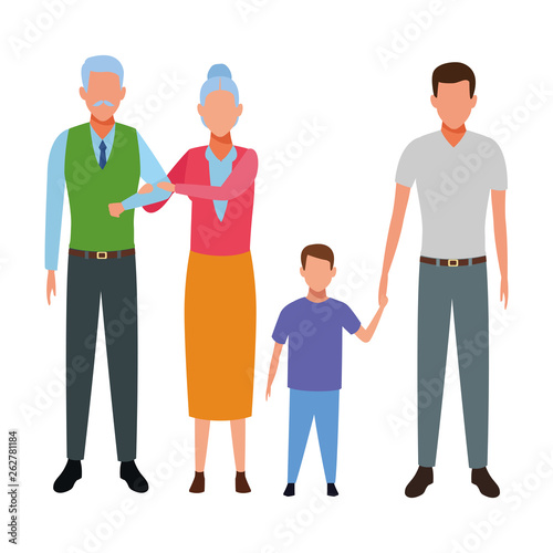 family avatar cartoon character